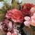 Cadena flores Artificiales GLAM DECO 50x40 cm Blanco y Salmon - comprar online