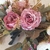 Cadena flores Artificiales GLAM DECO 50x40 cm Rosa y Blanco