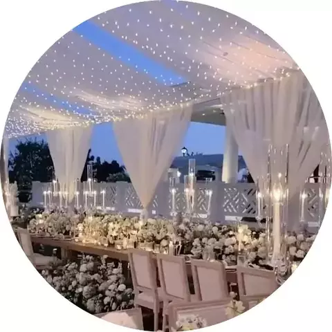 Cortina TUNEL DE LUCES LED BLANCAS 3X3X3X2 Mts Ideal Eventos - comprar online