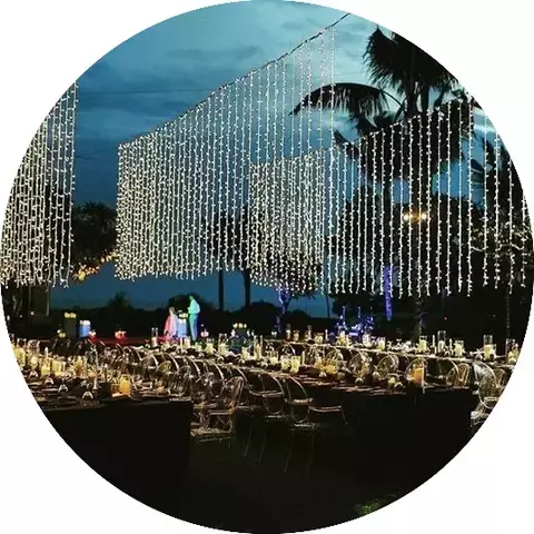 Cortina Techo de luces led 8x9 metros ¡ÚNICA! Eventos Bodas - comprar online