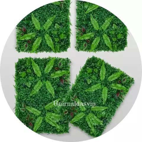 4 Paneles pasto Artificial Jardín Vertical SUPER REAL cubre 1,20 x 0,80 mts - comprar online