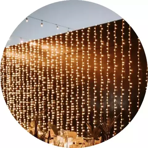 Cortina Evento 6X5 Mt Luz led cálida Fija Interconectable ¡Unica! - comprar online