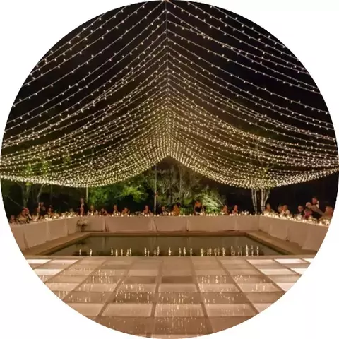 CORTINA DE LUCES CIELO LED 16X9 MTS - Guirnaldas Vip Argentina - comprar online