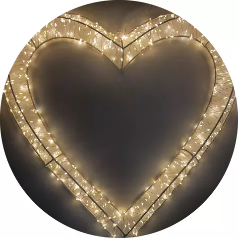 Adorno Corazón Luminoso LED de 50x50 cm - Decoración, Bodas y Eventos (copia) - comprar online