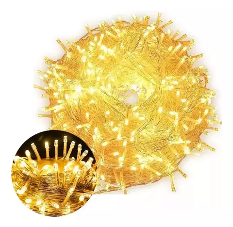 Guirnalda 100 luces LED + Control de 8 efectos - comprar online