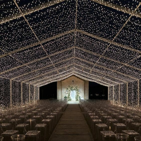 CIELO LED EVENTOS 12X9 MTS - CORTINA CÁLIDA - comprar online