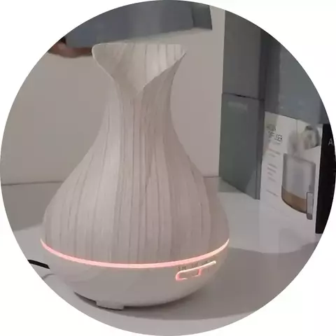 Difusor Aromatizante luz led Digital regulador de esencias Humo - comprar online