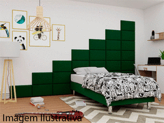Painel estofados cama solteiro - 001