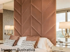 Painel estofados cama solteiro - 001 - comprar online