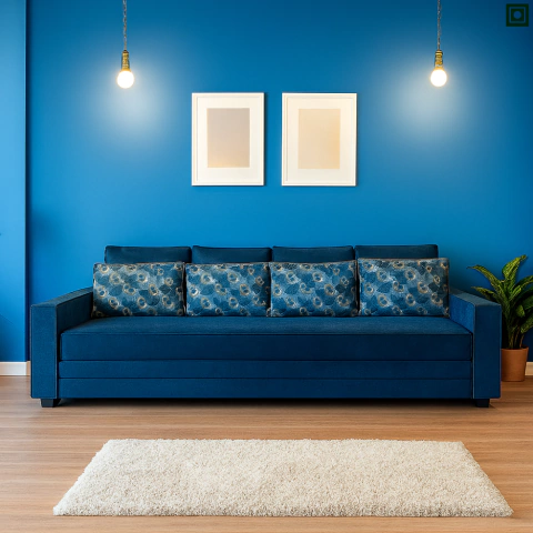 Sofá Cama bx03_nu - Se Transforma em Cama Resistente e Confortável - comprar online