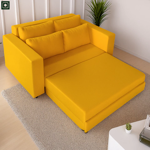 Sofá Cama Modelo Bx01_NU75 - Se Transforma Em Cama Confortável - comprar online