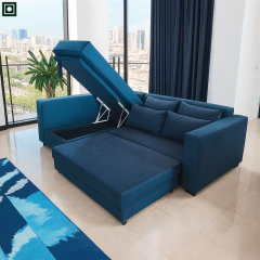 Sofá de Canto SFC_nu 04 - Se Transforma em Cama de Casal Confortável na internet