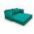 Sofá 03 Lugares Elis_nu 04 - Se Transforma em Cama Confortável