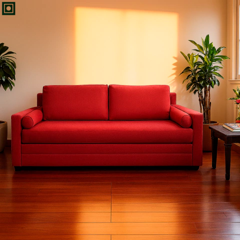 Sofá Cama De Casal Modelo Alto - Se Transforma Em Cama Resistente - comprar online