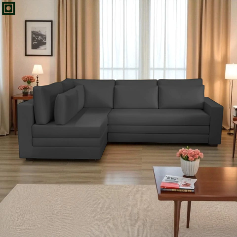 Imagem do Sofá de Canto SFC_nu 03 - Se Transforma em Cama de Casal