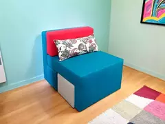 Poltrona Cama De Solteiro Modelo Cx01_nu - Poltrona Que Se Transforma Em Sofá Cama - comprar online