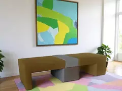 Poltrona Cama Cx_nu que se Transforma em Sofá Cama de Solteiro em Sued/Sarja Azul - comprar online