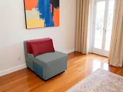 Imagem do Poltrona Cama Cx_nu que se Transforma em Sofá Cama de Solteiro em Sued/Sarja