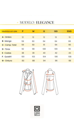 BLAZER DE COURO ELEGANCE OFF-WHITE - loja online