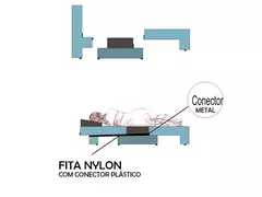Imagem do Poltrona Cama De Solteiro Modelo Lego