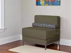 Poltrona Que Se Transforma Em Cama Modelo Marly - Sofá Cama 889 - Casa Selu - Loja Da Fábrica
