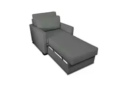 Poltrona Cama Meca_nu que se Transforma em Sofá Cama Solteiro Resistente e Confortável em Sarja Algodão 885 - Casa Selu - Loja Da Fábrica