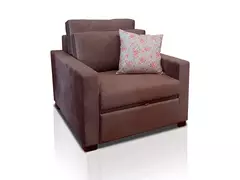 Poltrona Cama que Meca_nu se Transforma em Sofá Cama Resistente e Confortável em Sued - Casa Selu - Loja Da Fábrica