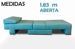 Poltrona Cama De Solteiro Modelo 0370 - Poltrona Que Se Transforma Em Sofá Cama Cor Cinza - Casa Selu - Loja Da Fábrica