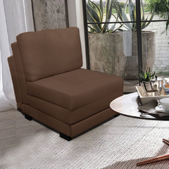 Poltrona Cama Reclinável Modelo Mova_nu que se Transforma em Sofá Cama Resistente e Confortável em Sued