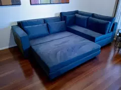 Sofá de Canto SFC_nu 04 que se Transforma em Sofá Cama de Casal Resistente e Confortável Sued na internet