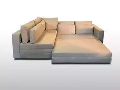 Sofá de Canto SFC_nu 03 medidas de 2,60x1,98 que se Transforma em Sofá Cama de Casal Resistente e Confortável - loja online