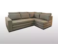 Sofá de Canto SFC_nu 05 que se Transforma em Sofá Cama de Casal Resistente e Confortável em Sarja - loja online