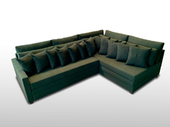 Sofá de Canto SFC_nu 06 que se Transforma em Sofá Cama de Casal Resistente e Confortável em Sarja na internet