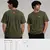 Camiseta Premium 100% Algodão Fio 30 com Acabamento Escovado - Verde Bandeira na internet