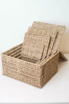 CAJA SEAGRASS "GLAM" CON TAPA "XXL" #8 en internet