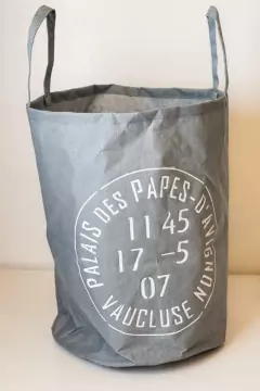 CESTO DE TELA "PALAIS" CON MANIJAS - comprar online