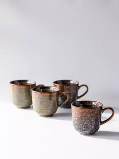 JUEGO DE VAJILLA "ANTIQUE" VERDE 24 PIEZAS - comprar online