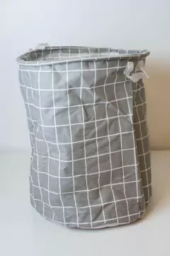 CESTO DE TELA CUADROS CON MANIJA en internet