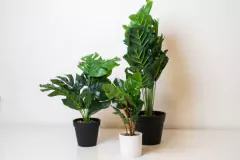 PLANTA ARTIFICIAL “NOA” CON MACETA NEGRA en internet