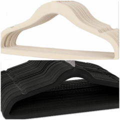 PERCHAS PARA NIÑOS "KIDS" SLIM DE TERCIOPELO x10