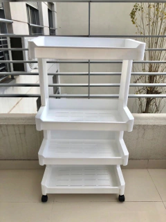 MUEBLE ORGANIZADOR "HOME" CON 4 ESTANTES Y RUEDITAS/ CARRITO - comprar online