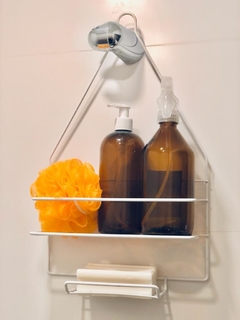 ORGANIZADOR COLGANTE "XUXA" CON ESTANTE PARA DUCHA - Marian - Todo Organizado