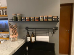 FRASCO DE VIDRIO "CAPRI" CON TAPA BAMBOO REDONDA 100x200 #9 - comprar online