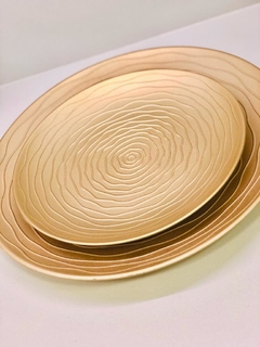 FUENTE / PLATO "GOLD" DECO "L" - Marian - Todo Organizado