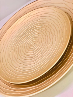 FUENTE / PLATO "GOLD" DECO "XL" - comprar online