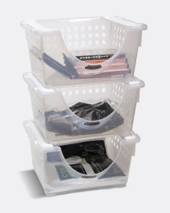 Imagen de CONTENEDOR APILABLE CON ABERTURA FRONTAL "L"