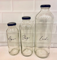 BOTELLA "VIENA" CON TAPA METALICA "S" - comprar online