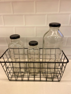 Imagen de BOTELLA "VIENA" CON TAPA METALICA "L"