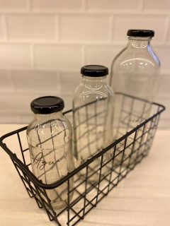 BOTELLA "VIENA" CON TAPA METALICA "S" - Marian Todo Organizado