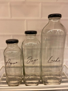 BOTELLA "VIENA" CON TAPA METALICA "S" en internet